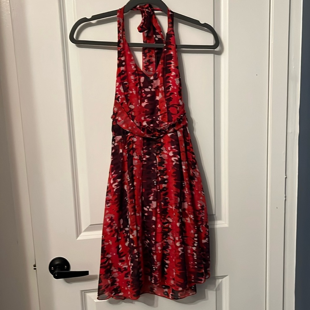 Printed mini dress
